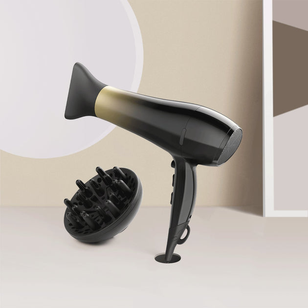 Phon Professionale Asciugacapelli Ionico HAIR DRYER KIPOZI 2200W Diffusore