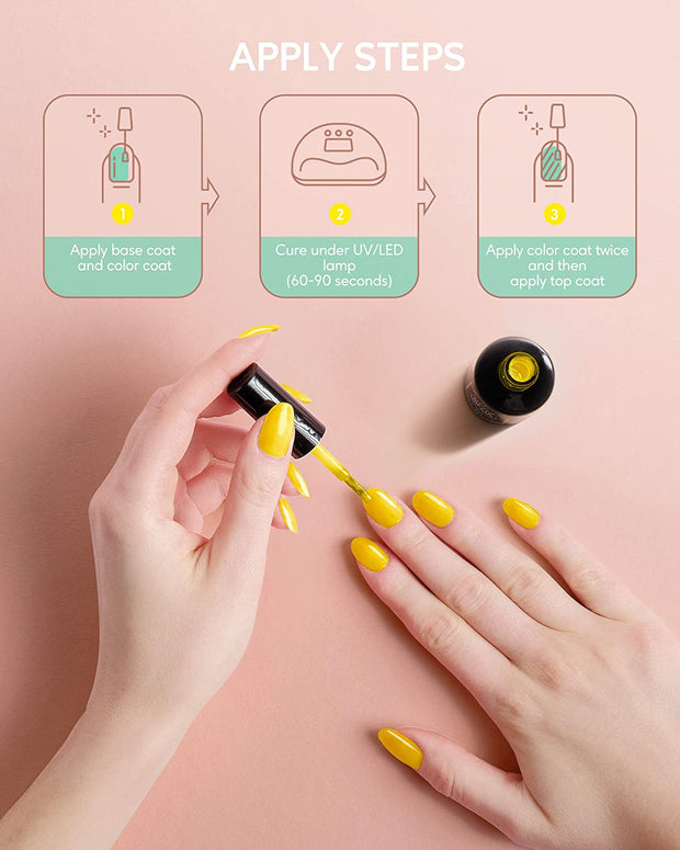 KIPOZI 20 Pcs Gel Nail Polish Set - AB203N - Kipozi