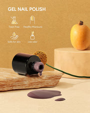 KIPOZI 6 Colors Gel Polish Kit -  Earth Tones - Kipozi