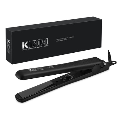 0.7 inch Mini Ceramic Flat Iron for Travel and salon-quality Hairstyling