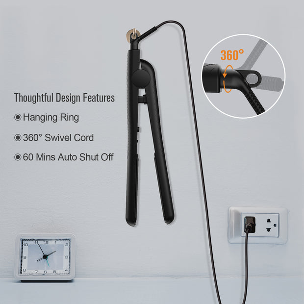 1-Inch Mini Hair Straightener - Kipozi