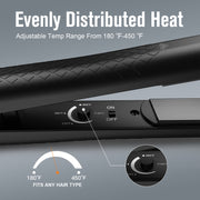 1-Inch Mini Hair Straightener - Kipozi