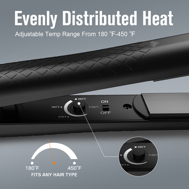 1-Inch Mini Hair Straightener - Kipozi