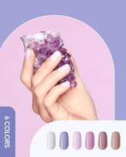 KIPOZI 6 Colors Gel Polish Kit - Nude Color - Kipozi