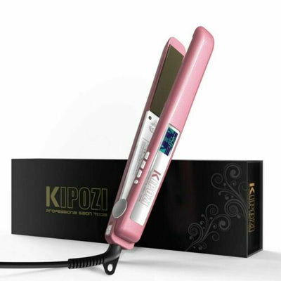 KIPOZI Professional Hair Straightener Salon Flat Iron Hair Styler 2 In 1 Curling