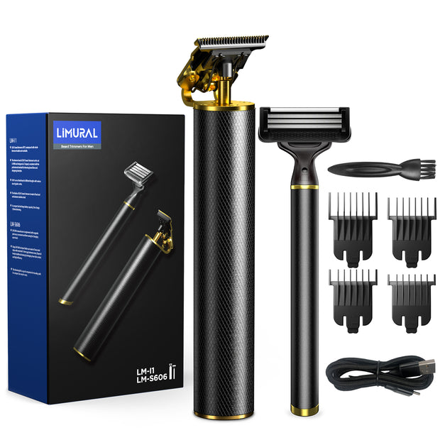 LIMURAL Hair Trimmer and Razor Kit , WMLM-I1BK+S606BK