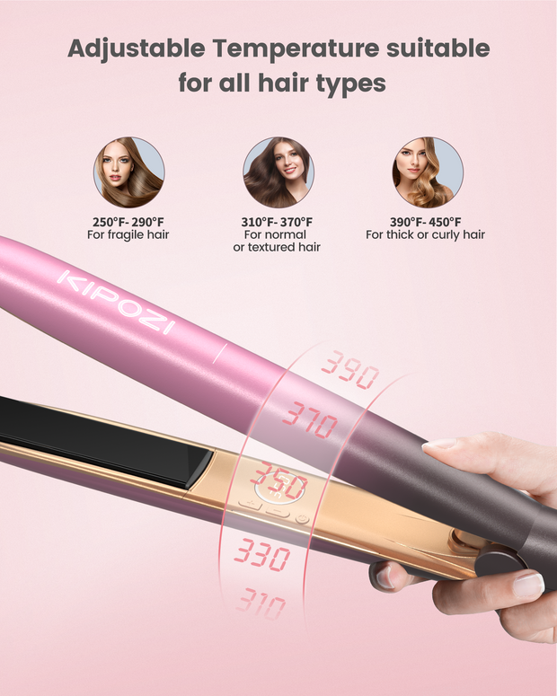 2 in 1 Straightener and Curling iron - Kipozi