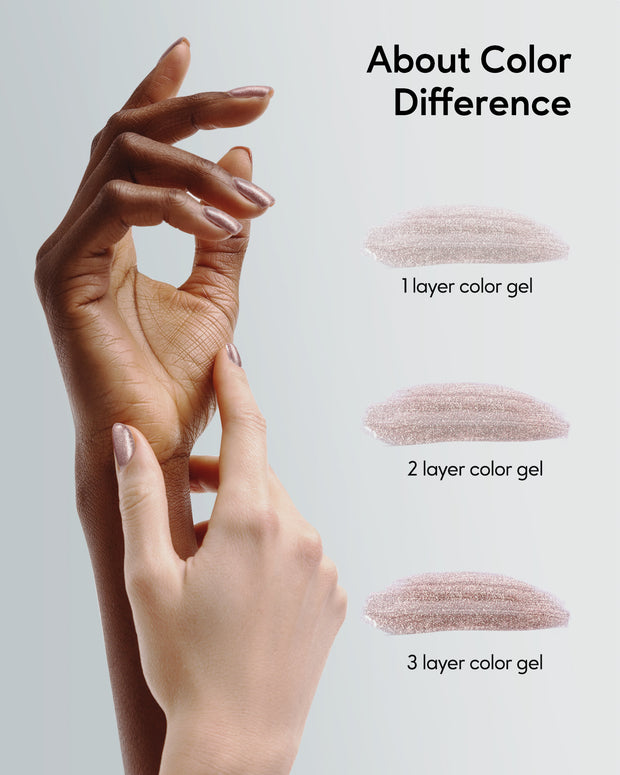 KIPOZI 6 Colors Gel Nail Polish Set-AB060-4