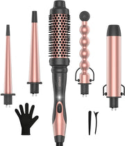 KIPOZI 186C5 5 in 1 Curling Wand Set