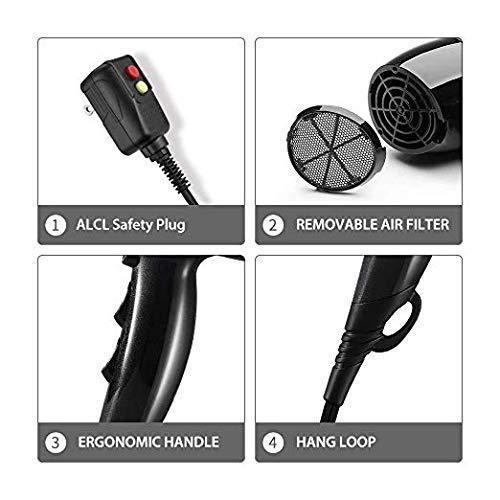 kipozi 1633 Black Pink hair dryer