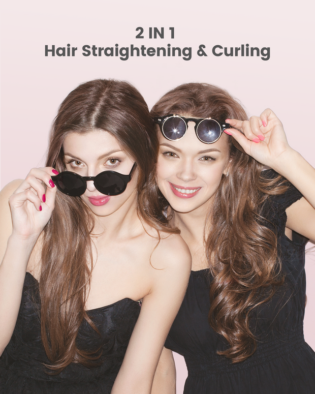 2 in 1 Straightener and Curling iron - Kipozi