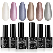 KIPOZI 6 Colors Gel Nail Polish Set-AB060-5