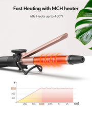 1-Inch Curling Iron Hair - Kipozi