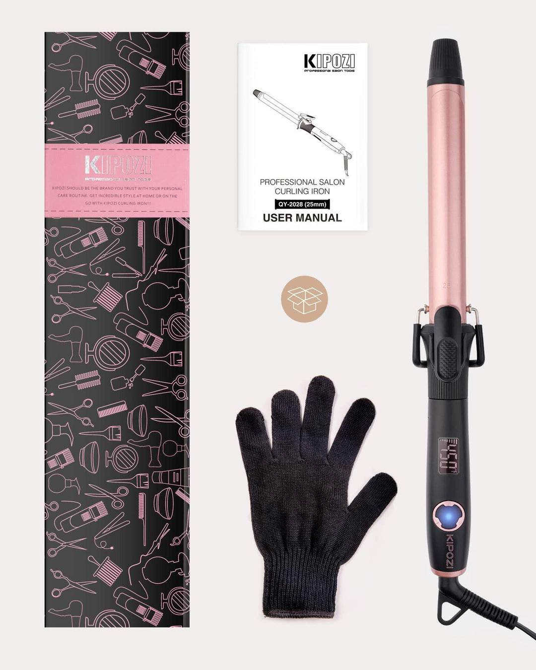 1-Inch Curling Iron Hair – Kipozi