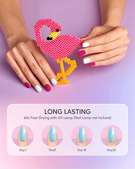30 + 5 Pcs Gel Nail Polish Set - Garden Collection - Kipozi