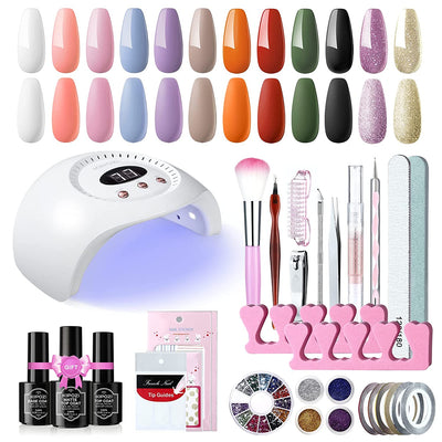 KIPOZI Nail Polish Kit - AB123 - Kipozi