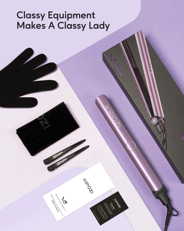 KIPOZI V5 2 IN 1 STRAIGHTENER AND CURLING IRON