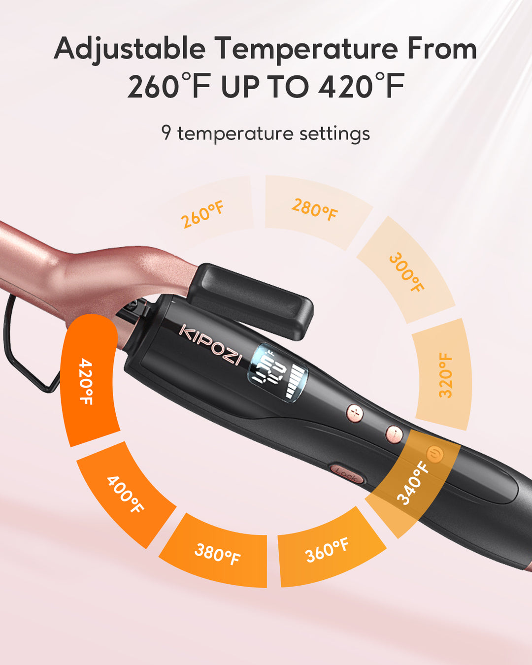 3/4 inch Curling Iron Hair – Kipozi