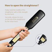 1.75-Inch Wide Straightener Flat Iron - Kipozi