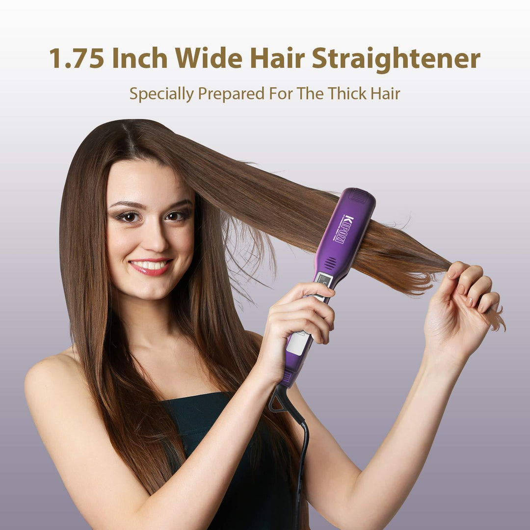 1.75-Inch Wide Straightener Flat Iron – Kipozi